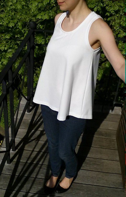 Me Made May, top Today Vanessa Pouzet et jeans Burda