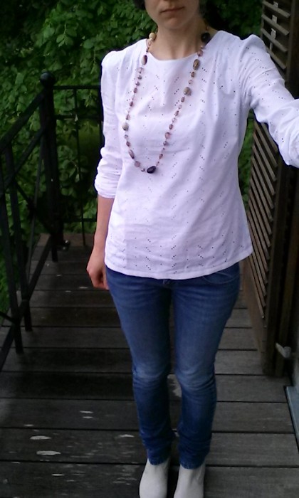 Me Made May 2016, blouse Dressing Chic (sans le nœud)