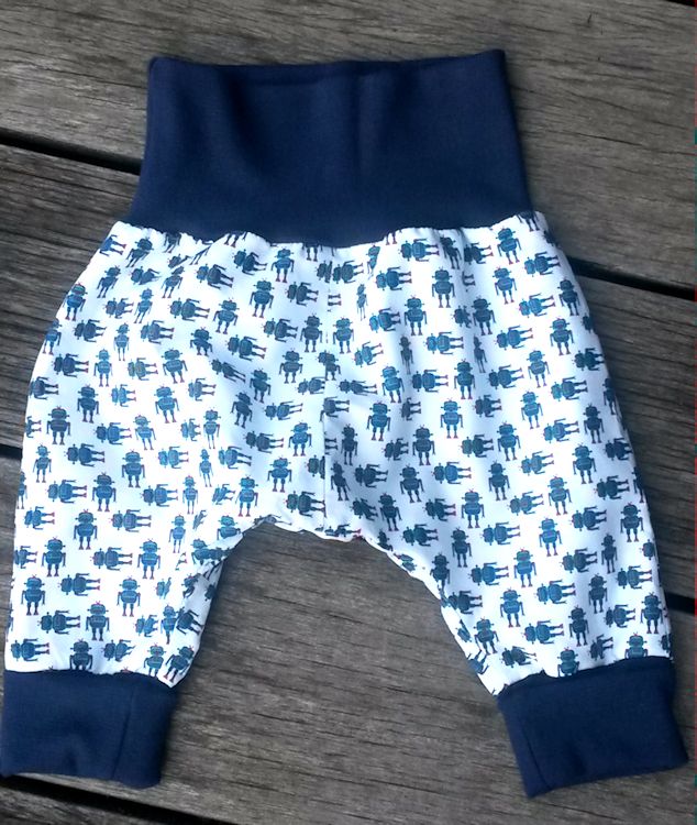 Pantalon Dalton à petits robots - Laissons Lucie Faire