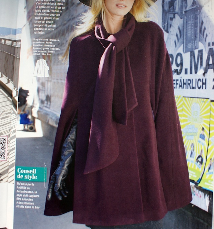 Cape Burda - défi Je couds ma garde-robe capsule en 2017