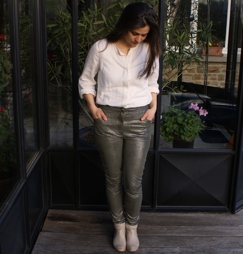 Pantalon safran Deer and Doe (version A) par Laissons Lucie Faire