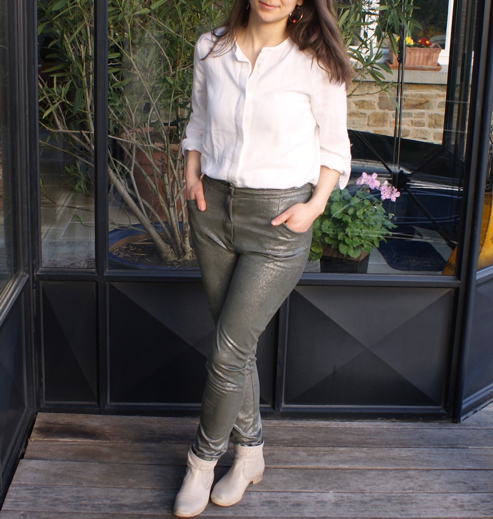 Pantalon safran Deer and Doe (version A) par Laissons Lucie Faire