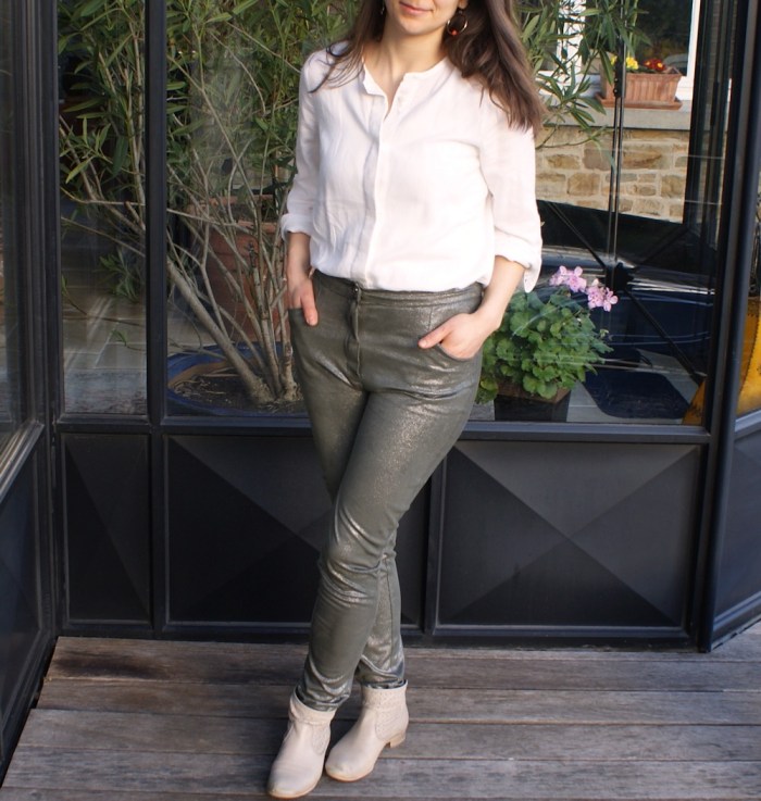 Pantalon safran Deer and Doe (version A) par Laissons Lucie Faire