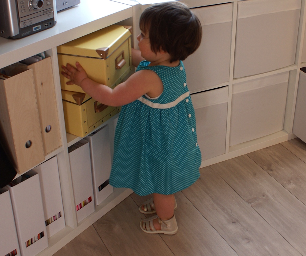 Robe froncée Les Intemporels pour bébés par Laissons Lucie Faire