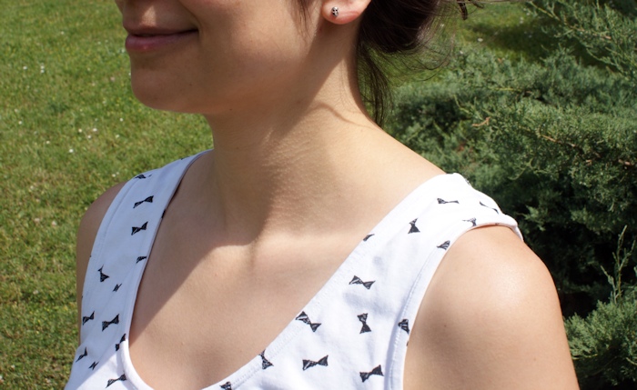 Débardeur d'après le patron gratuit d'Elna par Laissons Lucie Faire