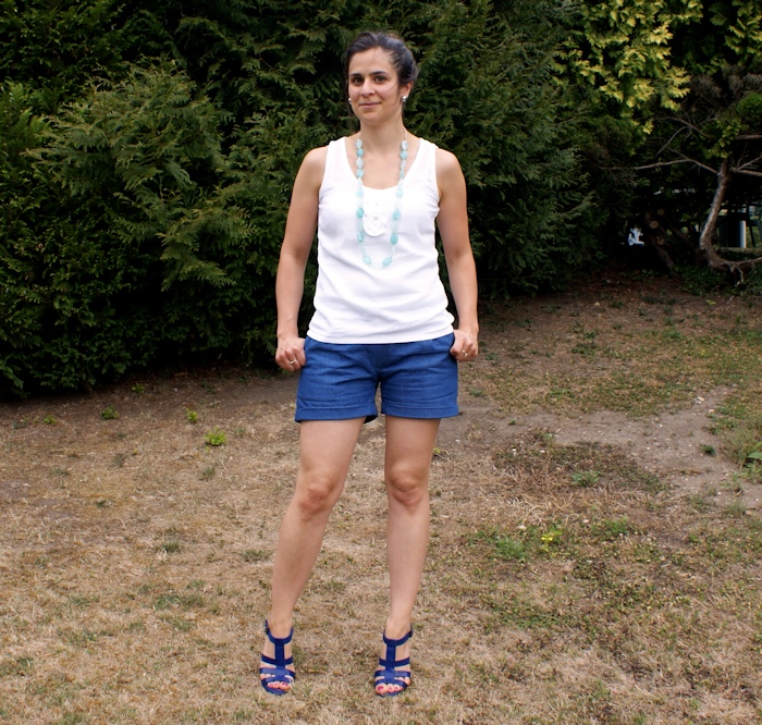 Short Scarlet La Maison Victor en jean par Laissons Lucie Faire