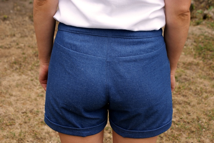 Short Scarlet La Maison Victor en jean par Laissons Lucie Faire