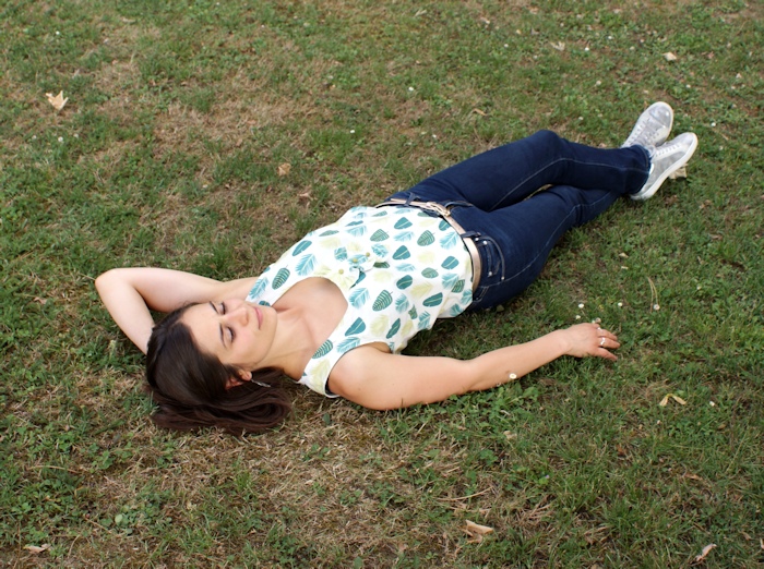 Débardeur à plastron 