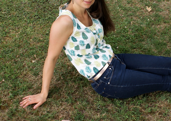 Débardeur à plastron