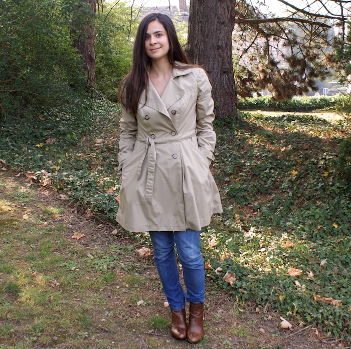 Trench-coat Luzerne Deer and Doe par Laissons Lucie Faire