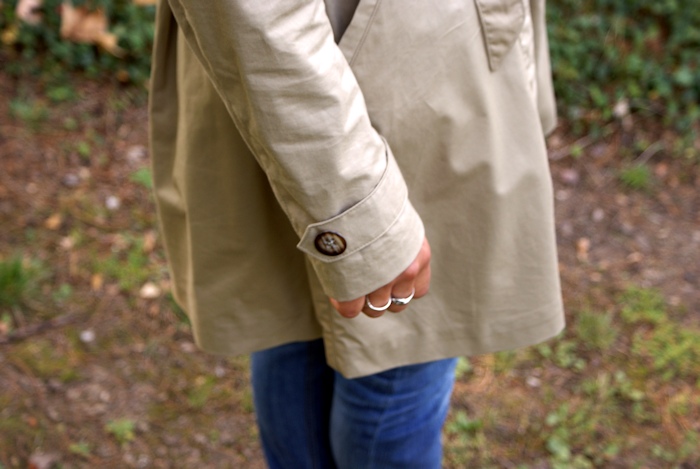 Trench-coat Luzerne Deer and Doe par Laissons Lucie Faire