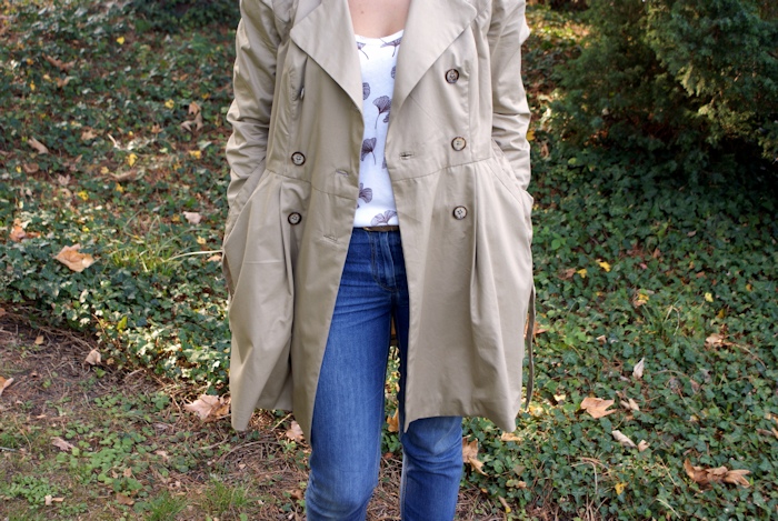 Trench-coat Luzerne Deer and Doe par Laissons Lucie Faire