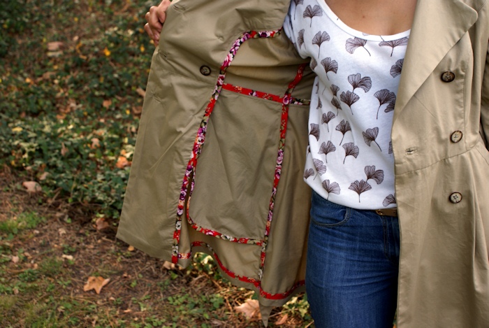 Trench-coat Luzerne Deer and Doe par Laissons Lucie Faire