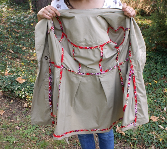 Trench-coat Luzerne Deer and Doe par Laissons Lucie Faire