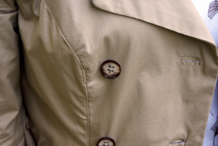 Trench-coat Luzerne Deer and Doe par Laissons Lucie Faire