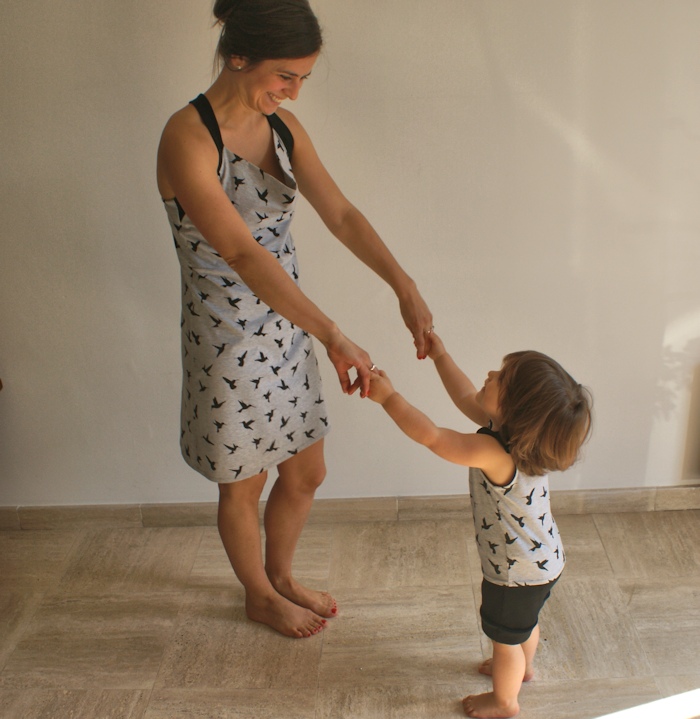 Nuisette Mia et pyjama Tia Les Cousettes par Laissons Lucie Faire