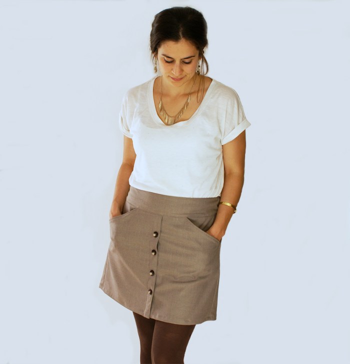 Jupe 1001 perles Ivanne Soufflet par Laissons Lucie Faire