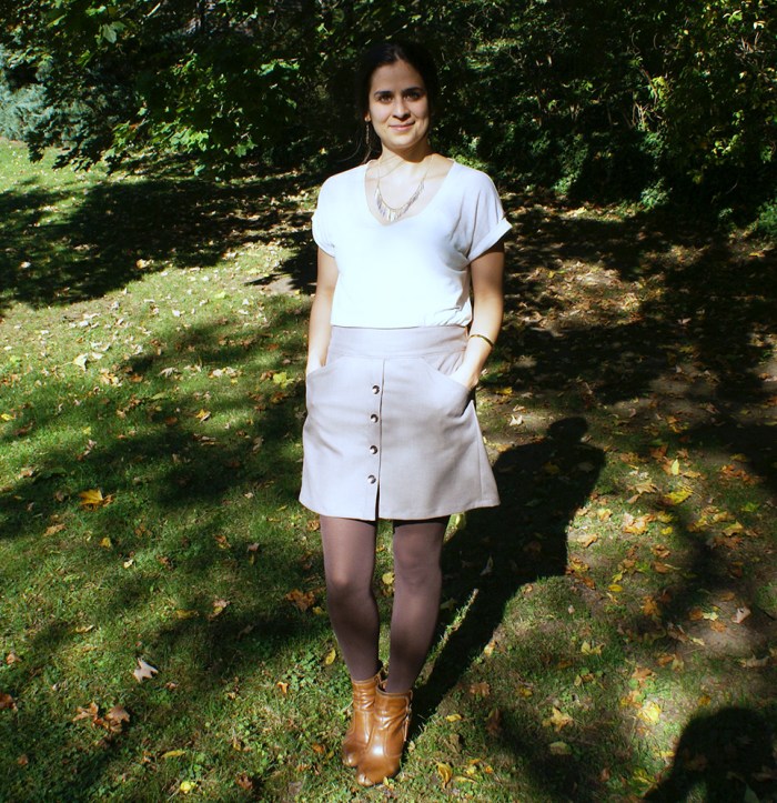 Jupe 1001 perles Ivanne Soufflet par Laissons Lucie Faire