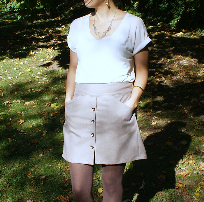 Jupe 1001 perles Ivanne Soufflet par Laissons Lucie Faire