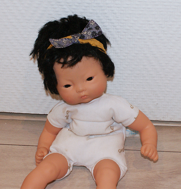 Tuto de headband à nœud pour poupon Corolle de 30 cm par Laissons Lucie Faire