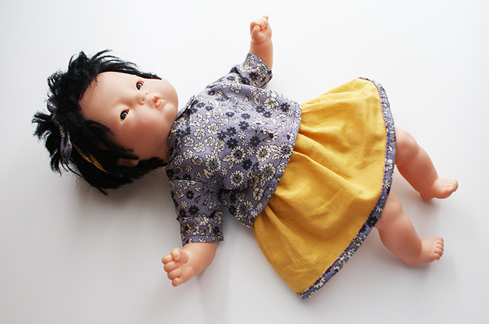Ensemble pour poupon Corolle de 30 cm, tutos gratuits par Laissons Lucie Faire