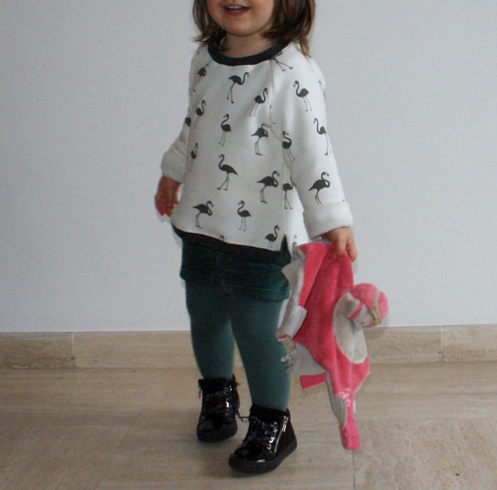 Sweat Leonora La Maison Victor flamingo par Laissons Lucie Faire