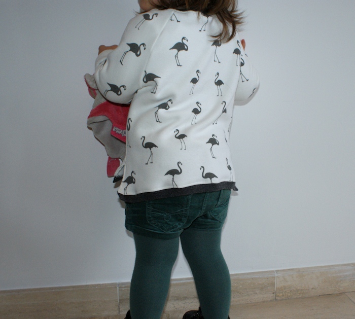 Sweat Leonora La Maison Victor flamingo par Laissons Lucie Faire
