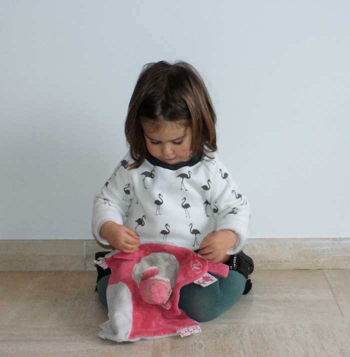 Sweat Leonora La Maison Victor flamingo par Laissons Lucie Faire