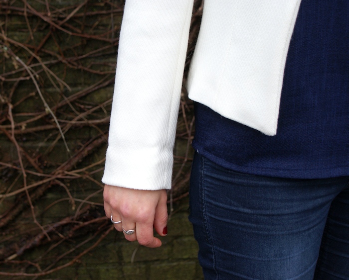 Veste H Dressing Chic crème doublée par Laissons Lucie Faire