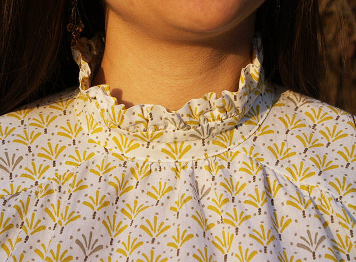 Blouse Elisabeth République du Chiffon par Laissons Lucie Faire