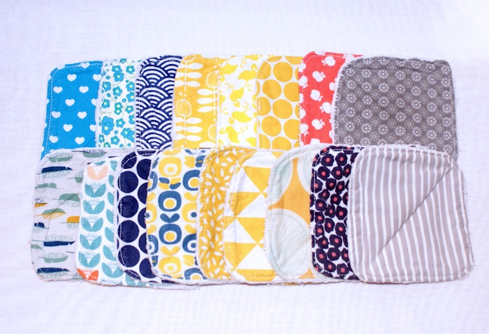 Lingettes démaquillantes lavables par Laissons Lucie Faire