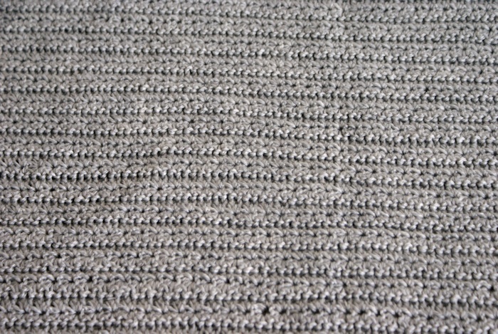 Baby blanket au point étoile par Laissons Lucie Faire