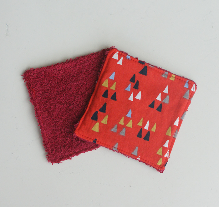 Lingettes démaquillantes lavables Ptits bricos