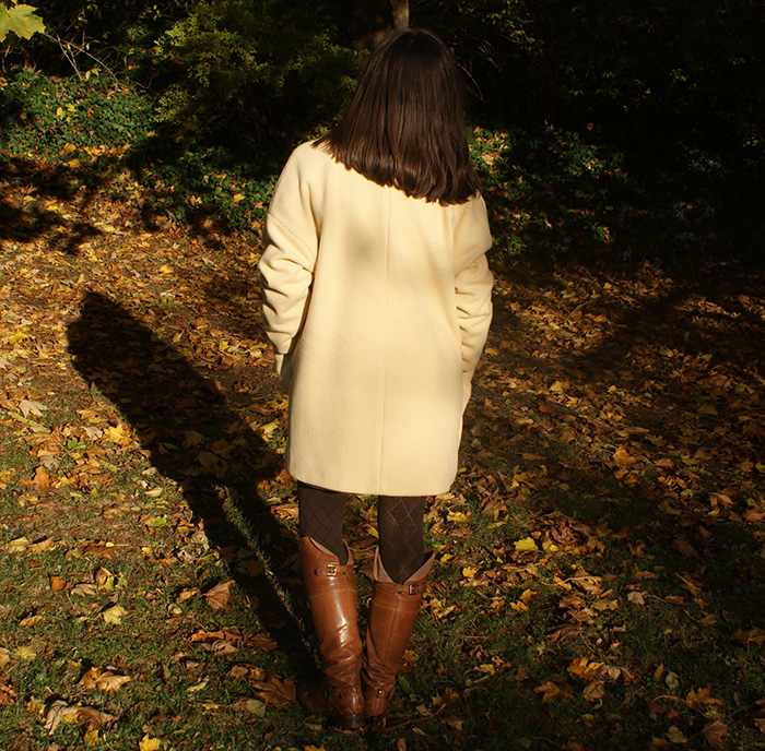 Manteau Villette La Maison Victor jaune pâle par Laissons Lucie Faire