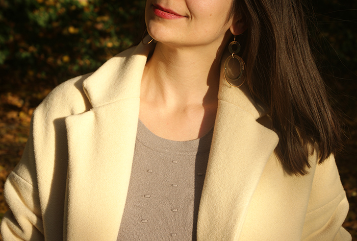 Manteau Villette La Maison Victor jaune pâle par Laissons Lucie Faire