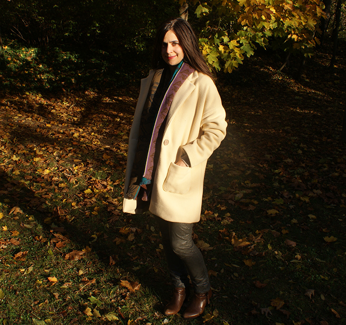 Manteau Villette La Maison Victor jaune pâle par Laissons Lucie Faire