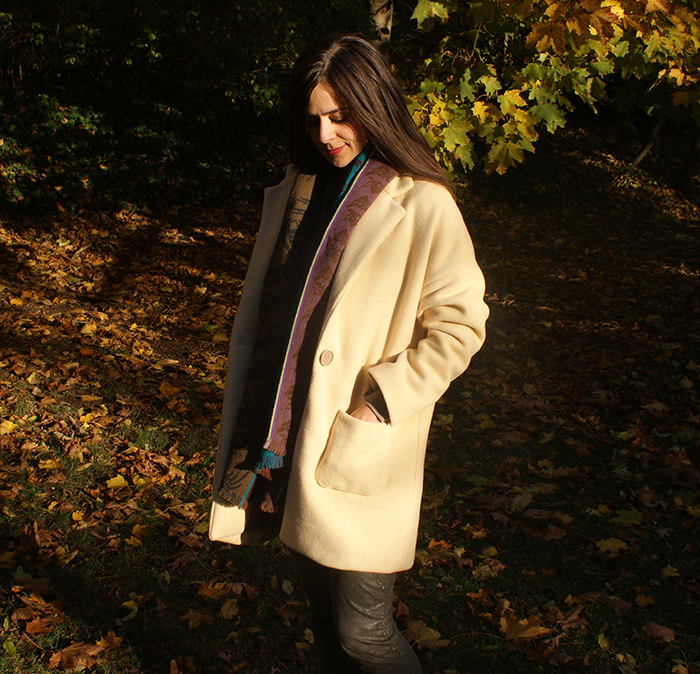 Manteau Villette La Maison Victor jaune pâle par Laissons Lucie Faire