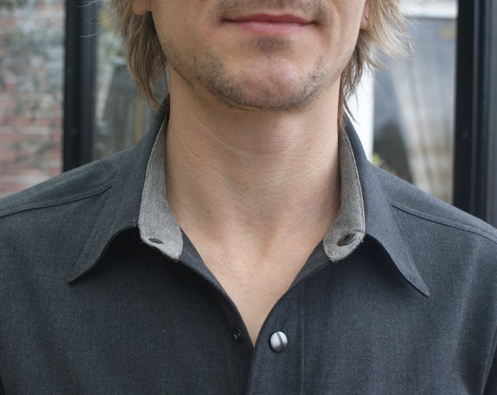 Chemise pour homme asymétrique par Laissons Lucie Faire
