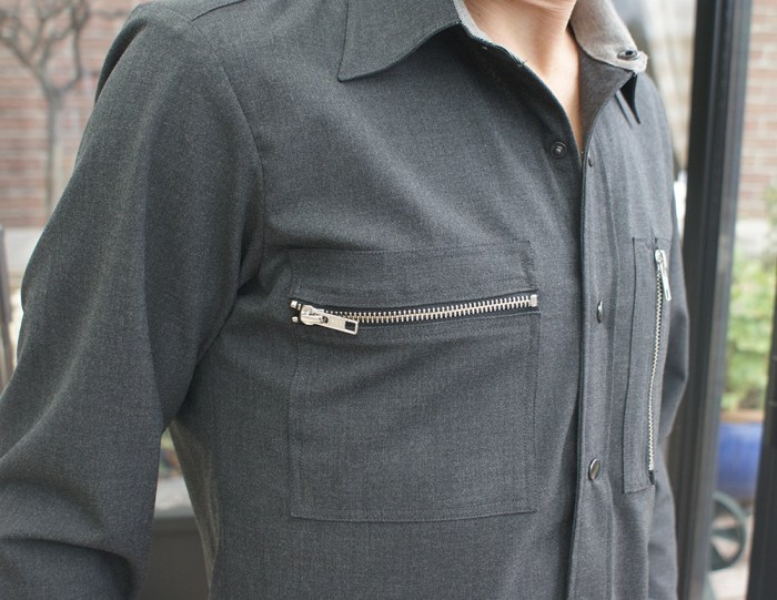 Chemise pour homme asymétrique par Laissons Lucie Faire