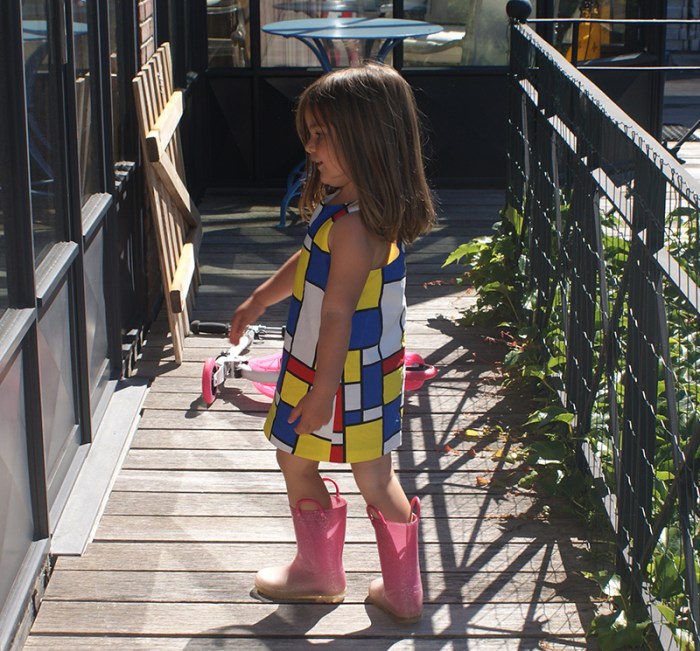 Robe Mondrian par Laissons Lucie Faire