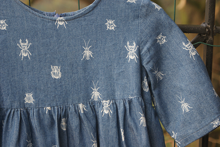 Robe Burda fillette par Laissons Lucie Faire