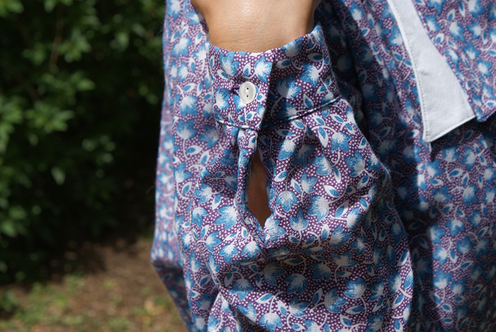 Blouse Burda vintage 80's par Laissons Lucie Faire