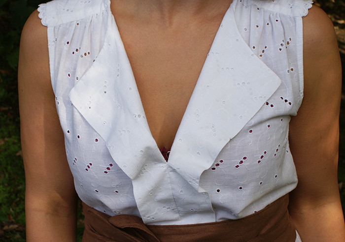 Blouse Dressing Chic revisite les années 70 par Laissons Lucie Faire