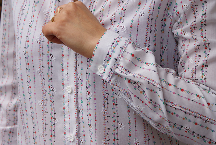 Chemise Elsa La Maison Victor en broderie anglaise vintage par Laissons Lucie Faire