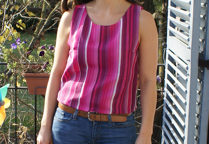 Top Viva La Maison Victor (retravaillé dans le dos) par Laissons Lucie Faire