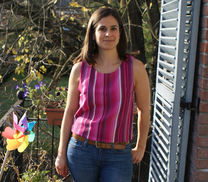 Top Viva La Maison Victor (retravaillé dans le dos) par Laissons Lucie Faire