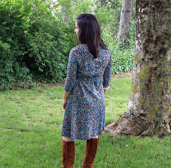 Robe portefeuille Burda par Laissons Lucie Faire