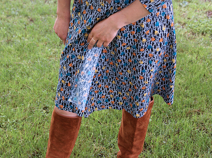 Robe portefeuille Burda par Laissons Lucie Faire