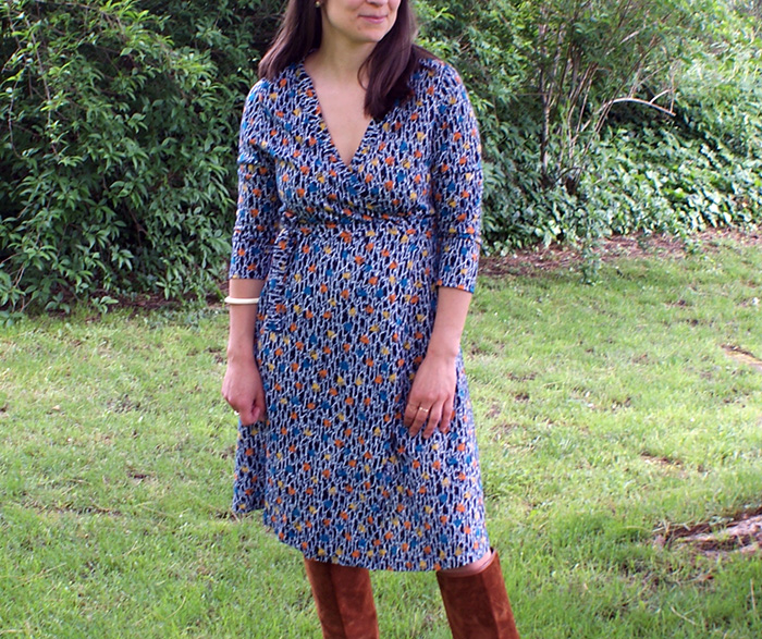 Robe portefeuille Burda par Laissons Lucie Faire