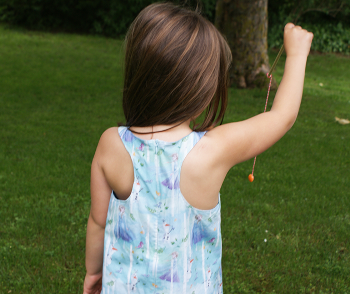 Robe Reine des neiges par Laissons